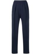 Sportmax High-rise Tapered Trousers - Blue