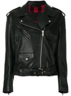 Belstaff Lukin Leather Biker Jacket - Black