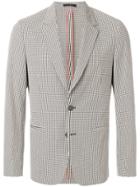 Paul Smith Checked Buttoned Blazer - Brown