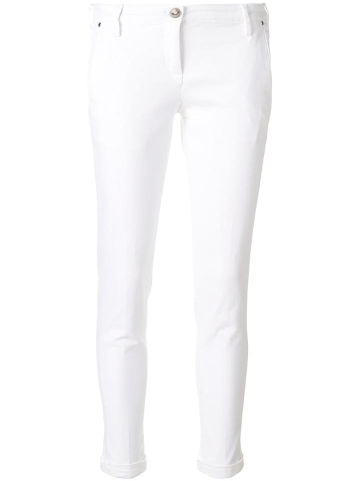Jacob Cohen Skinny Trousers - White