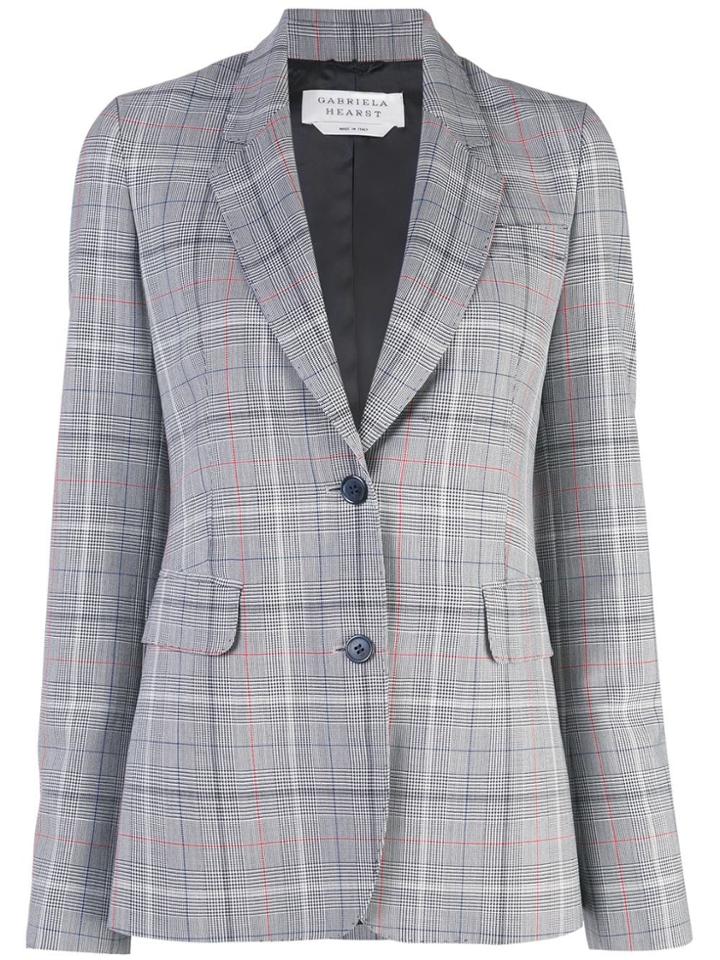 Gabriela Hearst Check Jacket - Grey