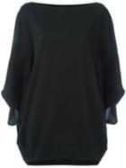I'm Isola Marras Oversized Top, Women's, Size: Xl, Black, Viscose/polyester/polyimide/spandex/elastane