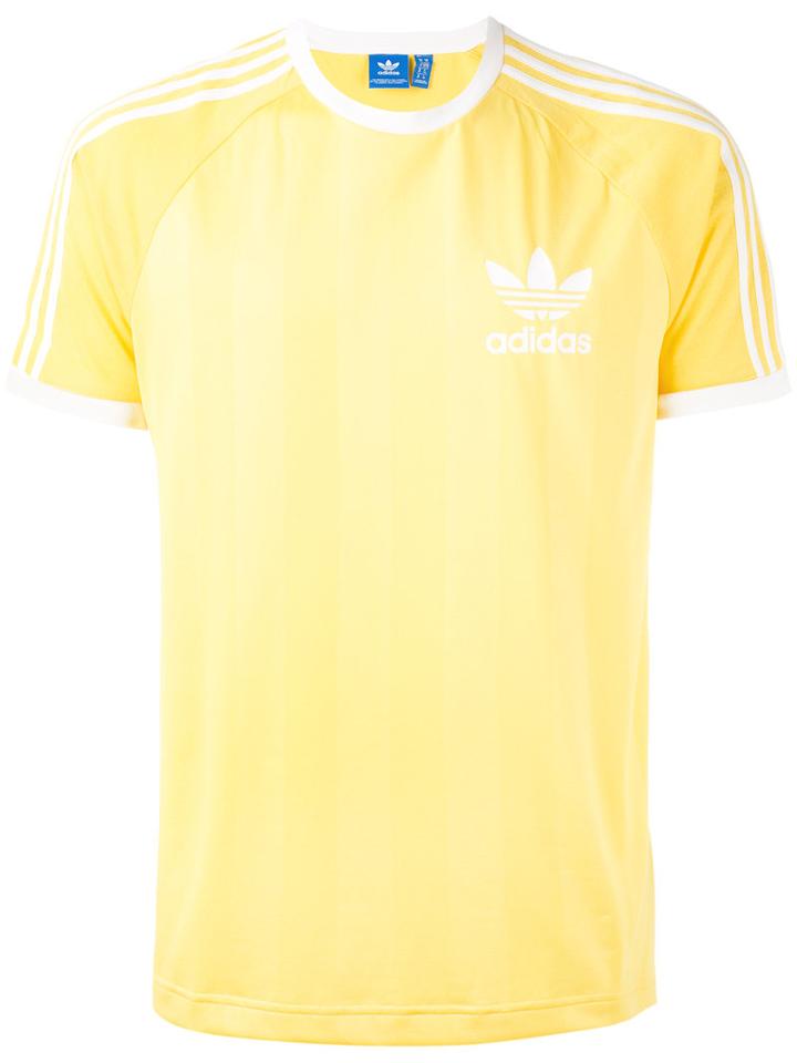 Summer Californian T-shirt - Men - Polyester - M, Yellow/orange, Polyester, Adidas Originals