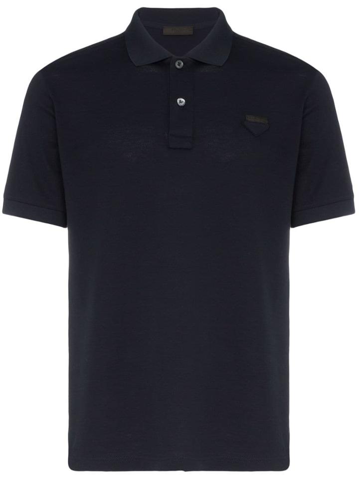 Prada Short-sleeve Polo Shirt - Blue