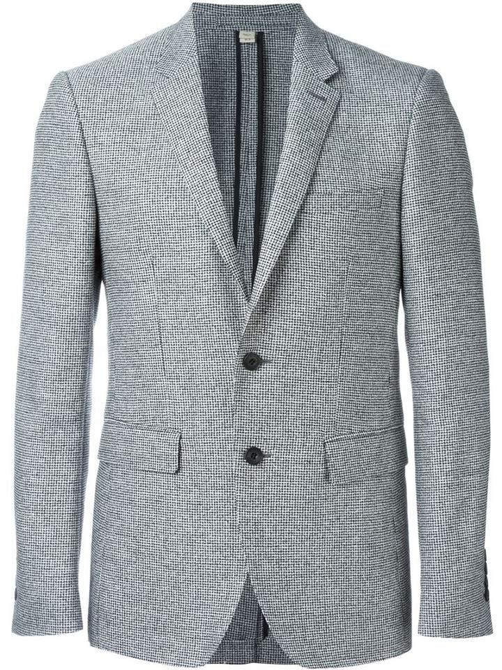 Burberry London Single Breasted Slim Fit Blazer