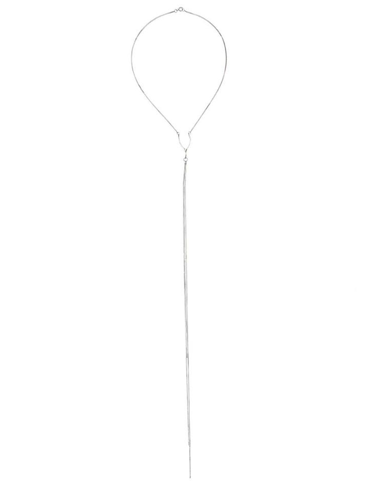 Ann Demeulemeester Wishbone Fringed Necklace