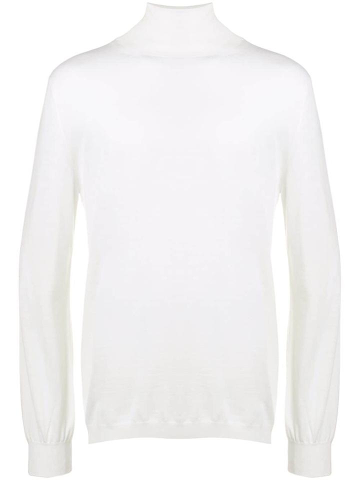Boglioli Turtleneck Sweater - White