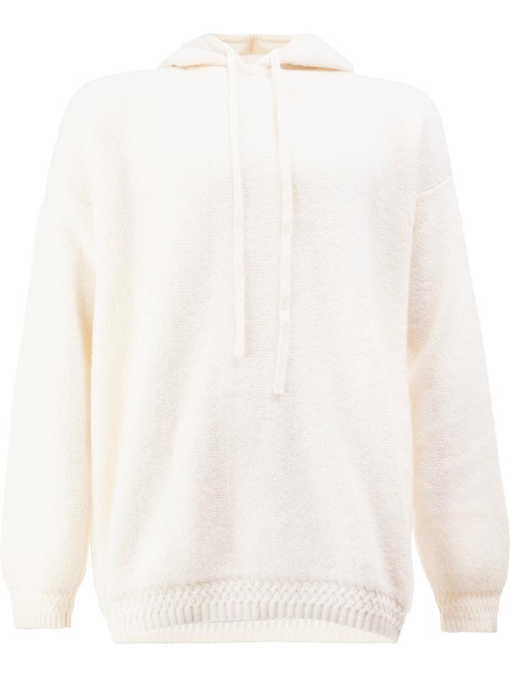 Edward Crutchley Hooded Sweater - White