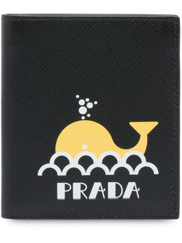 Prada Whale Wallet - Black