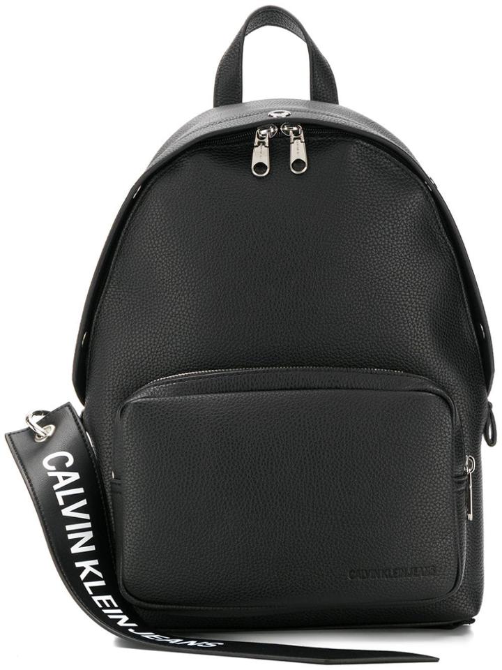 Calvin Klein Jeans Logo Banner Backpack - Black