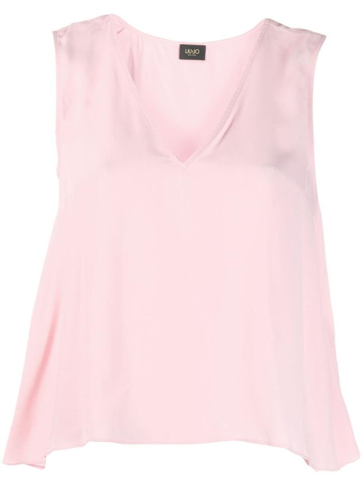 Liu Jo Relaxed Tank Top - Pink