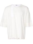 Jil Sander Buttoned Detail T-shirt - White