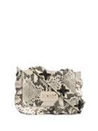 Red Valentino Snakeskin Effect Cross Body Bag - Neutrals