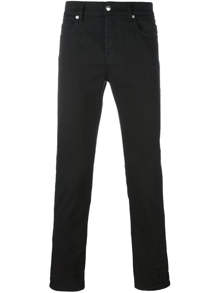 Mcq Alexander Mcqueen Skinny Jeans, Men's, Size: 31, Black, Cotton/polyester/spandex/elastane