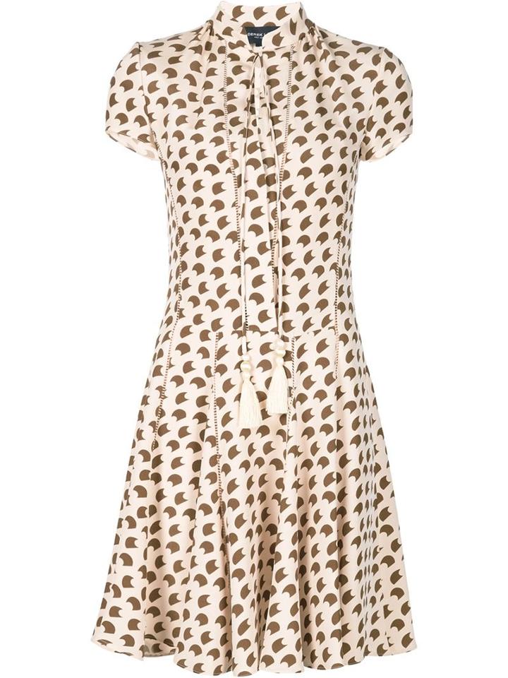 Derek Lam Shortsleeved Printed Dress