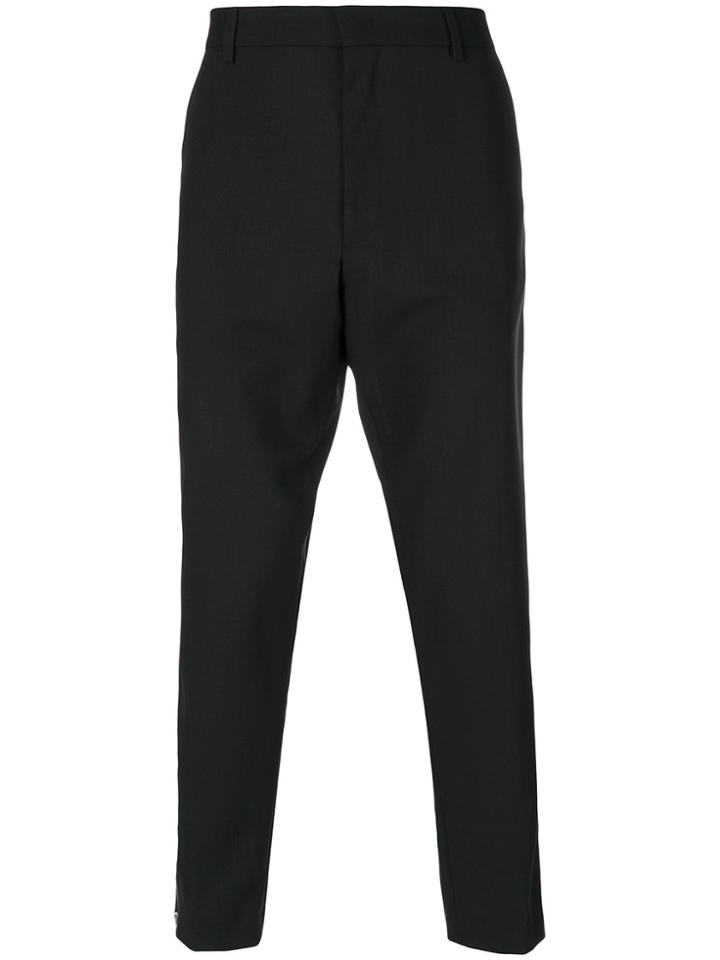 Mcq Alexander Mcqueen Zipped Doherty Trousers - Black