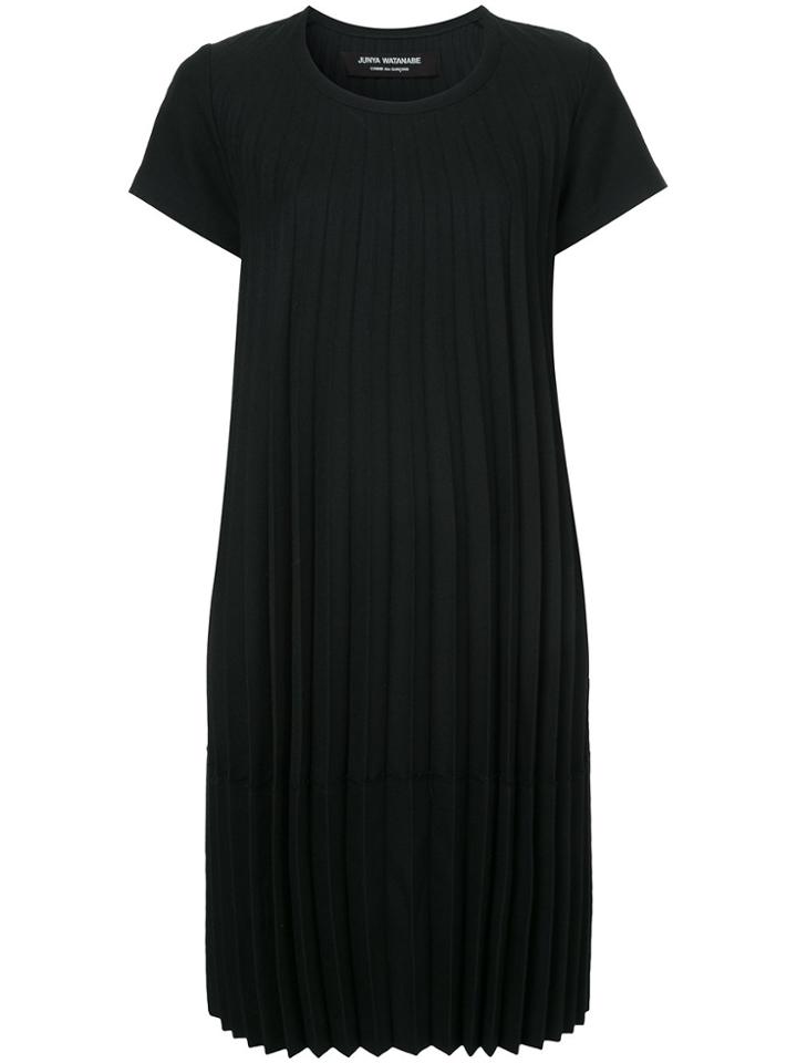 Junya Watanabe Comme Des Garçons Vintage Pleated Short Sleeve Dress -