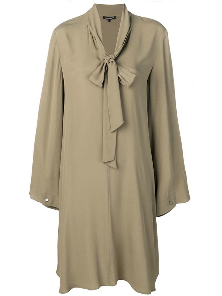 Luisa Cerano Ribbon Detailed Dress - Green