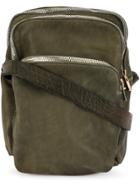 Guidi Zipped Shoulder Bag - Green