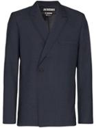 Jacquemus Moulin Double-breasted Blazer - Navy