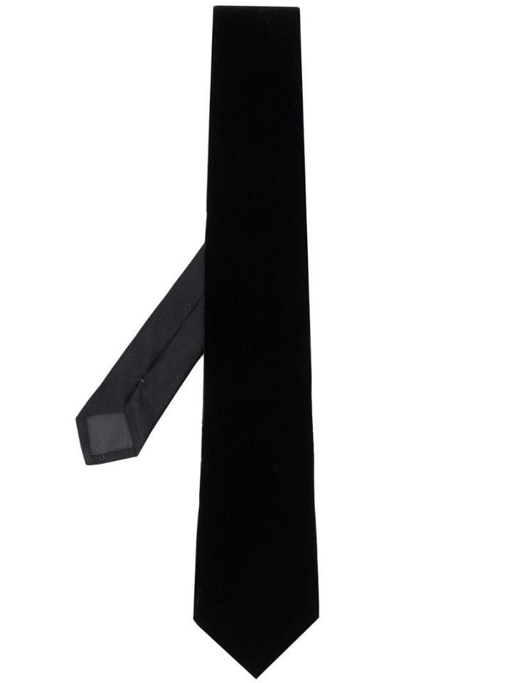 Lanvin Velvet Tie - Black