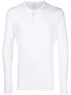 Majestic Filatures Long-sleeve Buttoned T-shirt - White