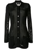 Chanel Pre-owned Semi-sheer Cardigan - Black