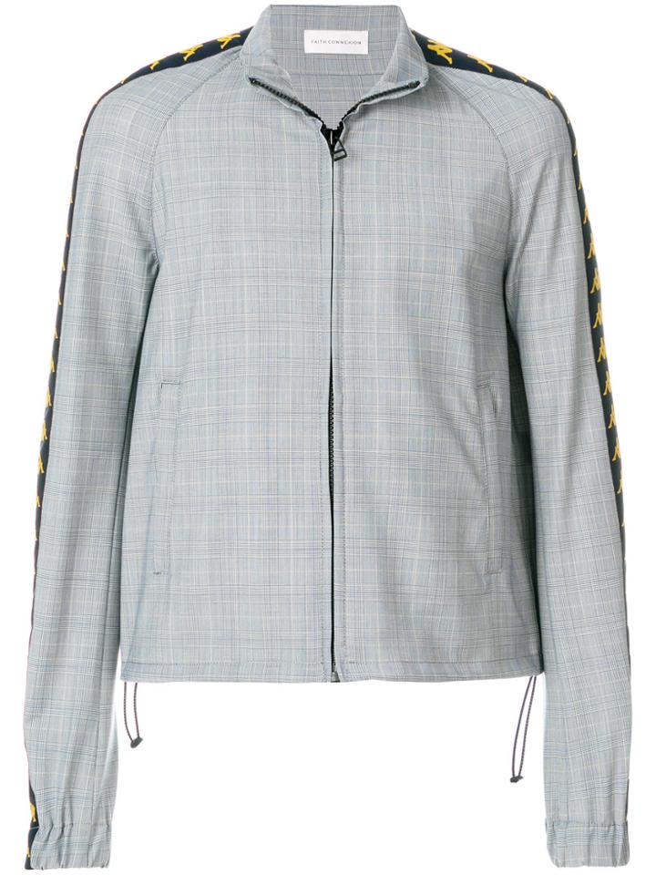 Faith Connexion Contrast Panel Jacket - Blue