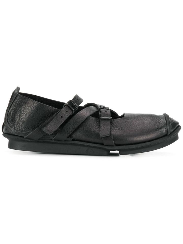 Trippen Travel Ballerina Pumps - Black
