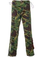 Off-white Camouflage Logo Trousers - Green