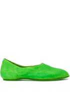 Guidi Classic Slip-on Ballerinas - Green