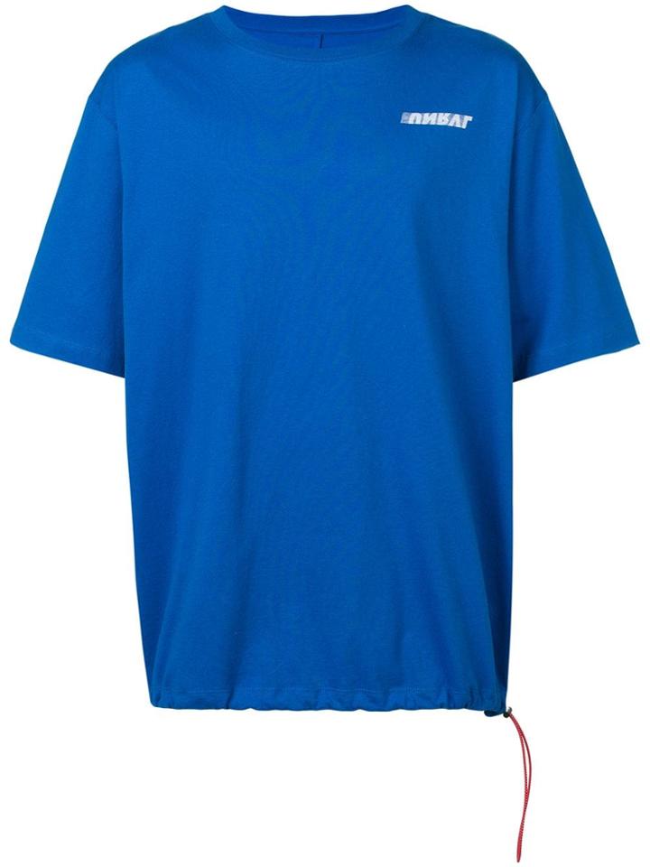 Unravel Project Drawstring Hem T-shirt - Blue