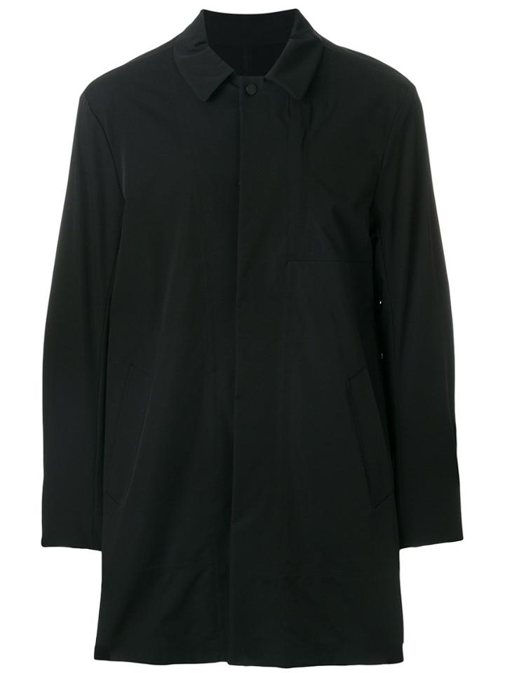 Calvin Klein Single-breasted Coat - Black
