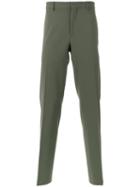 Joseph Tailored Trousers, Men's, Size: 48, Green, Polyester/wool/spandex/elastane/cotton
