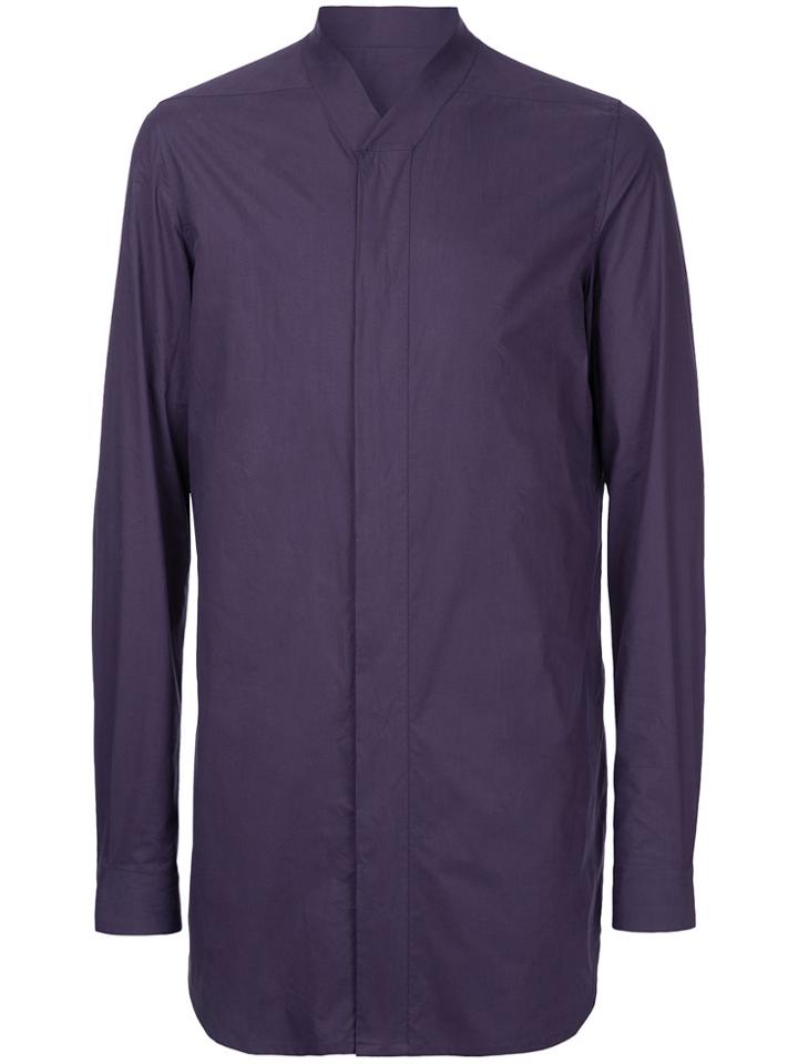 Rick Owens Faun Long Shirt - Grey