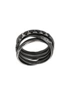 Chin Teo Layered Embellished Ring - Metallic