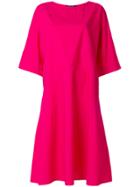 Sofie D'hoore Asymmetric Seam Shift Dress - Pink & Purple