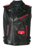 Not Guilty Homme Punk Vest - Black
