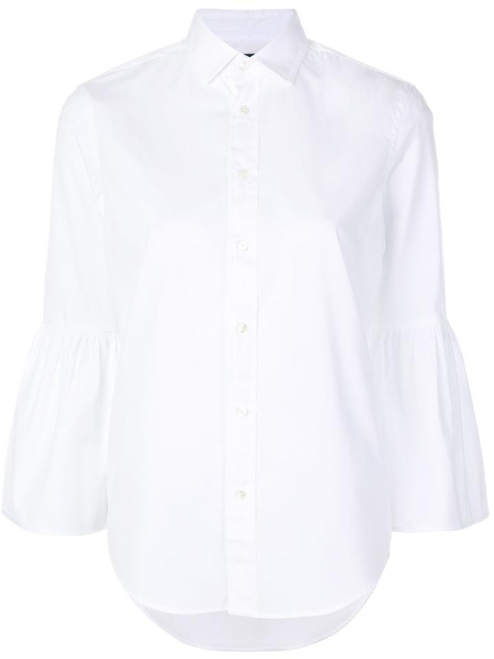 Polo Ralph Lauren Flared Sleeve Shirt - White