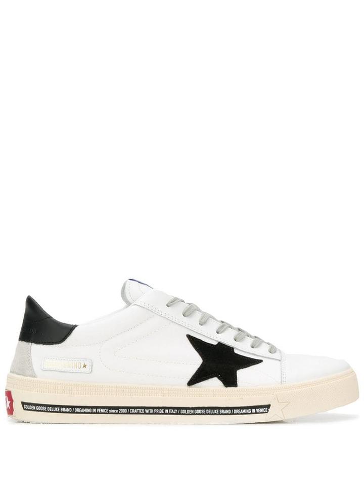 Golden Goose Grind Star Low Tops - White