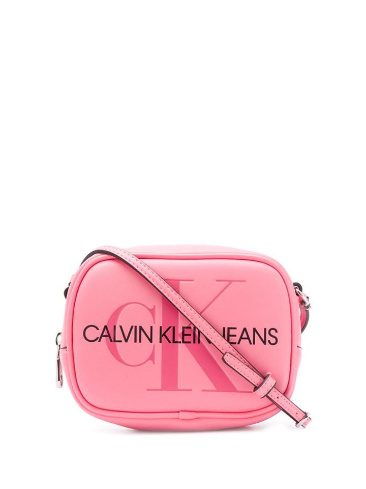Calvin Klein Jeans Sculpted Monogram Camera Bag - Pink