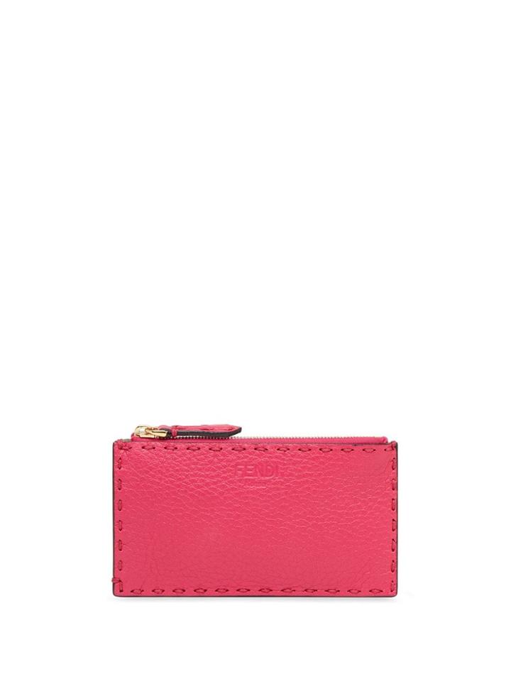 Fendi Selleria Key Ring Pouch - Pink