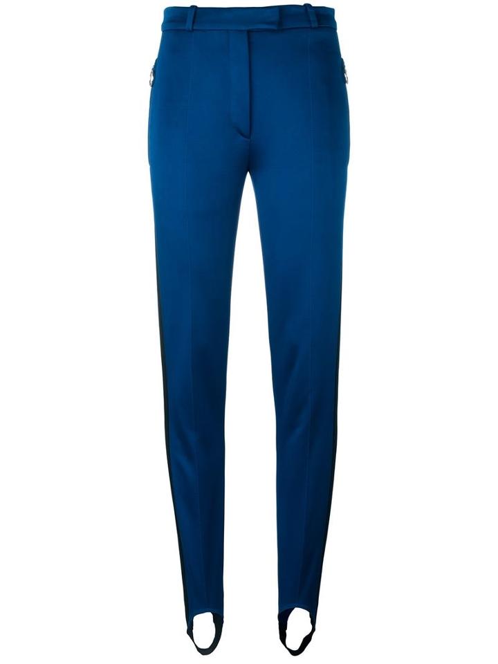 Nina Ricci Stirrup Trousers, Women's, Size: 40, Blue, Viscose