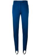 Nina Ricci Stirrup Trousers, Women's, Size: 40, Blue, Viscose