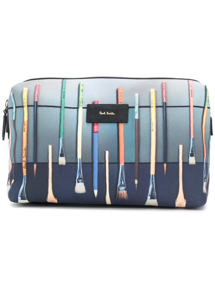 Paul Smith Paint Brush Wash Bag - Multicolour