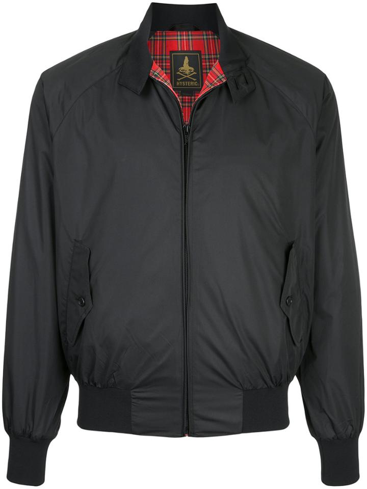 Hysteric Glamour Zipped Bomber Jacket - Black