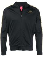 Kappa Logo Embroidered Bomber Jacket - Black