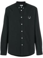 Kenzo Tiger Crest Twill Buttondown Shirt - Black
