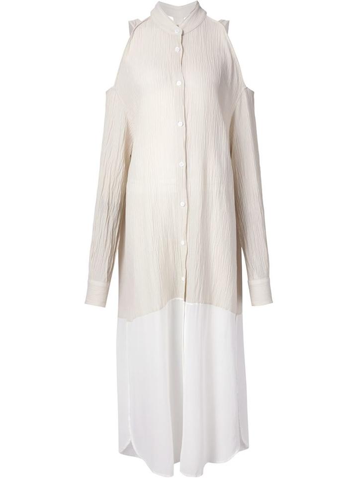 Lost & Found Ria Dunn Open Shoulder Oversized Shirt