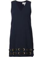 Derek Lam 10 Crosby Eyelet Hem Dress, Women's, Size: 8, Blue, Rayon/polyester